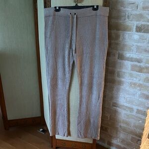 Barefoot Dreams Bamboo Chic Lite Taupe colored Size L/XL Lounge Pants